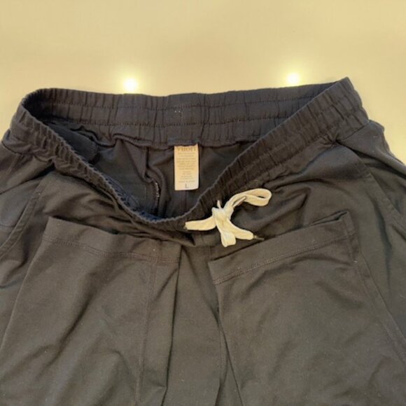 Vuori Athletic Pants, Black, Zippered Back Pocket, Drawstring Waist, Men's L - Picture 3 of 3